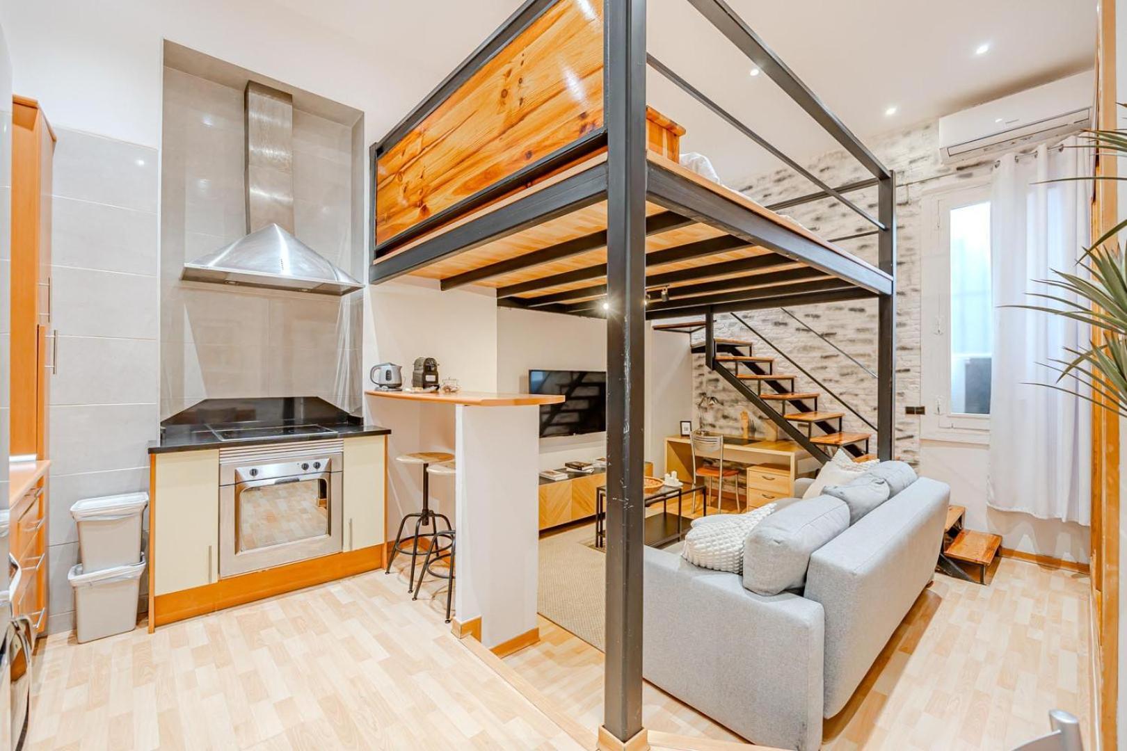 Increible Loft A 5 Min Del Retiro & Wizink Lejlighed Madrid Eksteriør billede