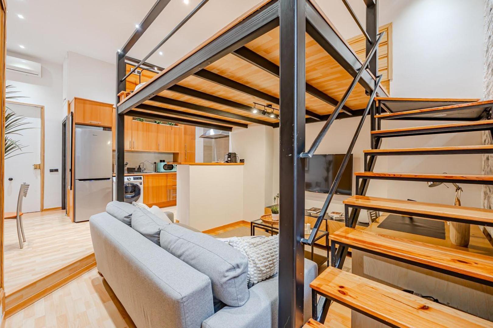 Increible Loft A 5 Min Del Retiro & Wizink Lejlighed Madrid Eksteriør billede
