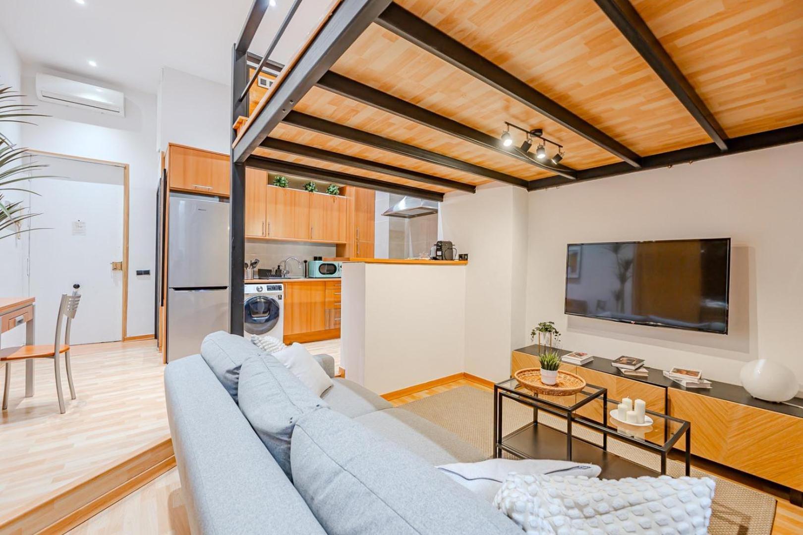 Increible Loft A 5 Min Del Retiro & Wizink Lejlighed Madrid Eksteriør billede